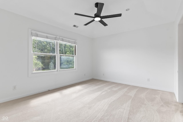 9877 Wading Crane Ave, Fishers, IN 46055 - unfurnished room with light carpet and a ceiling fan