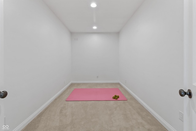 9877 Wading Crane Ave, Fishers, IN 46055 - carpeted spare room featuring baseboards and recessed lighting