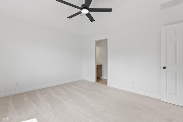 9877 Wading Crane Ave, Fishers, IN 46055 - empty room featuring ceiling fan and light colored carpet