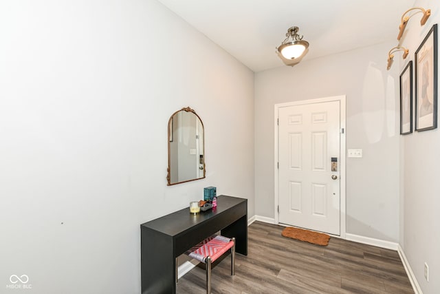 4309 Maize Ln, Whitestown, IN 46075 - entryway with wood finished floors