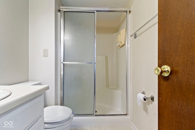 4143 E 61st St, Indianapolis, IN 46220 - bathroom with a stall shower and vanity