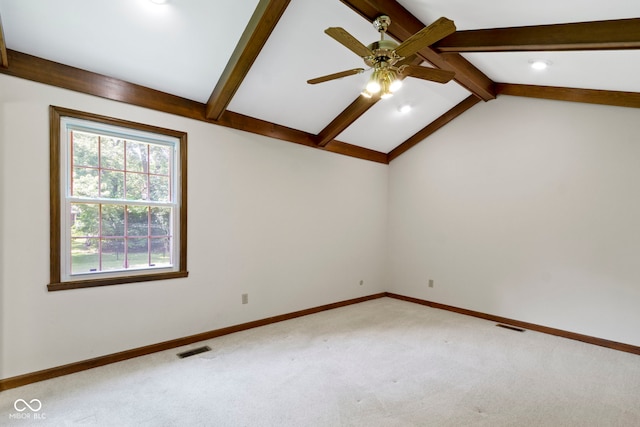 4143 E 61st St, Indianapolis, IN 46220 - empty room with ceiling fan, light colored carpet, and recessed lighting