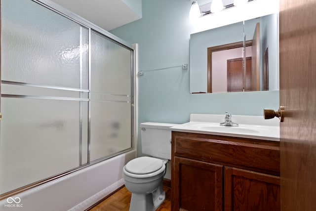 4143 E 61st St, Indianapolis, IN 46220 - full bath featuring vanity and shower / bath combination with glass door