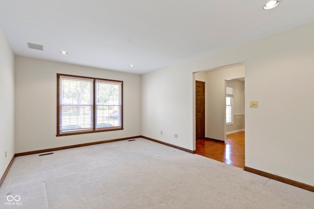 4143 E 61st St, Indianapolis, IN 46220 - carpeted spare room featuring recessed lighting