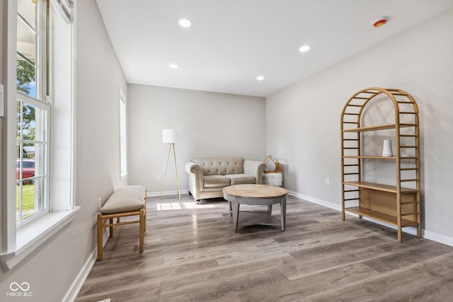 902 Woodrow Ave, Indianapolis, IN 46241 - sitting room featuring wood finished floors and recessed lighting