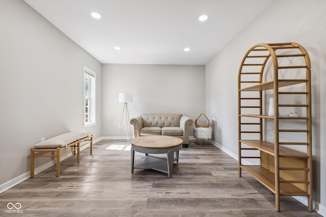 902 Woodrow Ave, Indianapolis, IN 46241 - sitting room featuring recessed lighting and wood finished floors