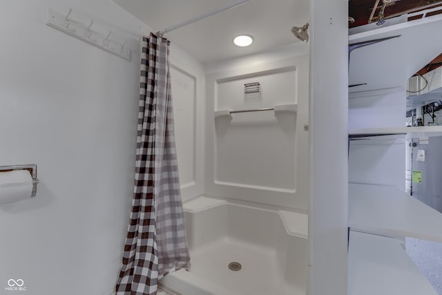 1005 Main St, Beech Grove, IN 46107 - bathroom featuring a stall shower