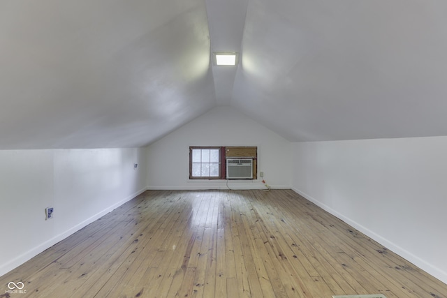 1005 Main St, Beech Grove, IN 46107 - bonus room with vaulted ceiling, wood-type flooring, and cooling unit