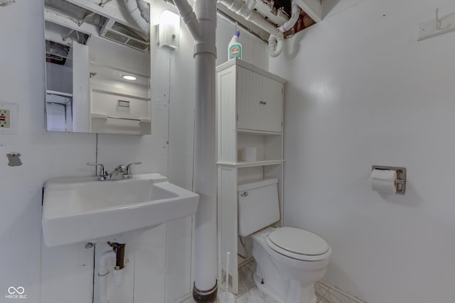 1005 Main St, Beech Grove, IN 46107 - bathroom featuring toilet and a sink