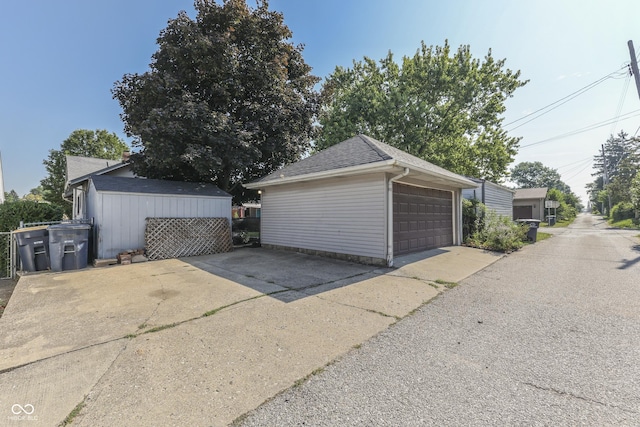 1005 Main St, Beech Grove, IN 46107 - view of detached garage