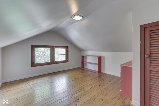 1005 Main St, Beech Grove, IN 46107 - bonus room featuring light wood-style floors and lofted ceiling