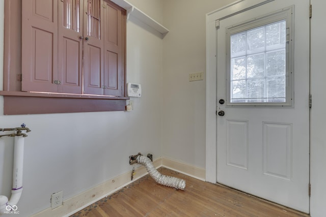 1005 Main St, Beech Grove, IN 46107 - washroom featuring cabinet space and light wood-style floors