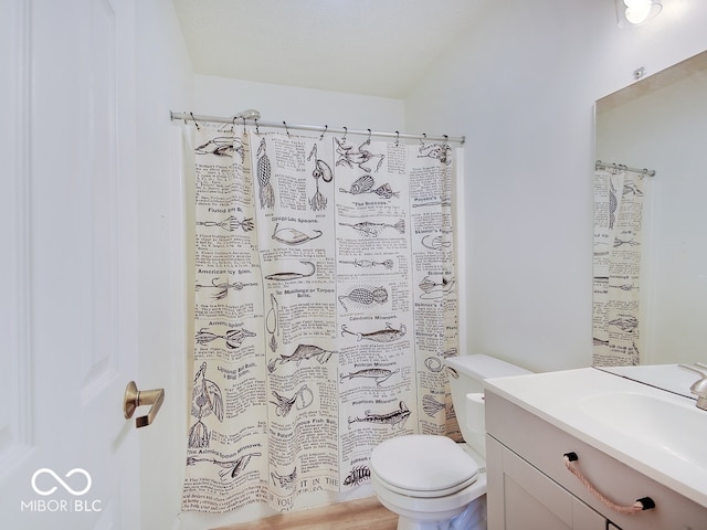 3902 Jekyll Ct, Indianapolis, IN 46237 - full bath featuring vanity and a shower with curtain