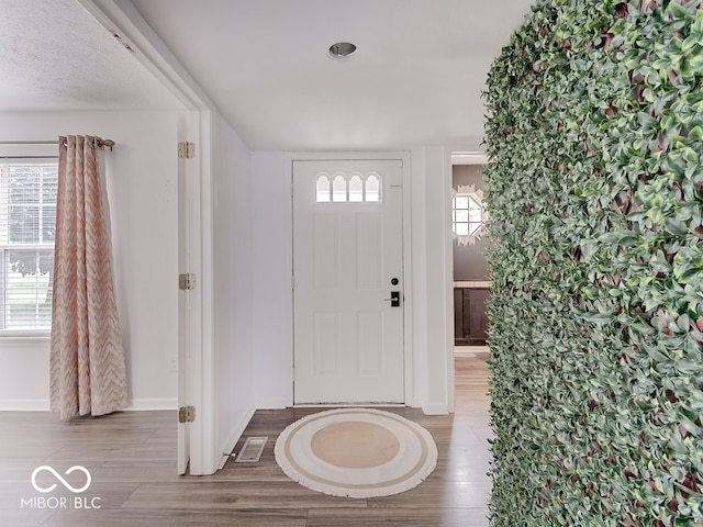 3902 Jekyll Ct, Indianapolis, IN 46237 - foyer with wood finished floors and baseboards