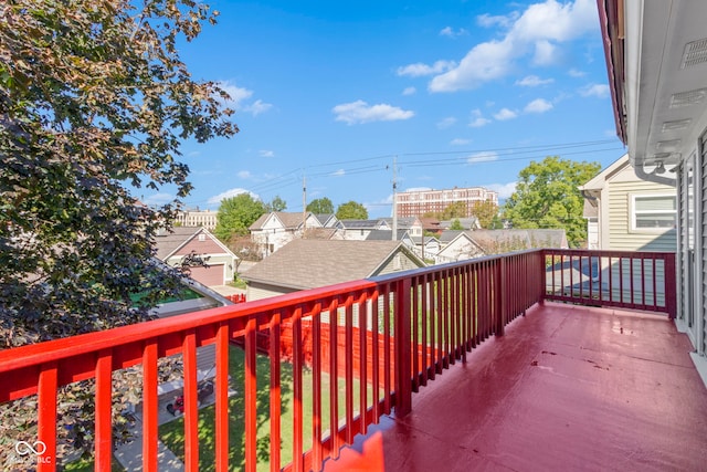 2454 N Talbott St, Indianapolis, IN 46205 - view of wooden terrace