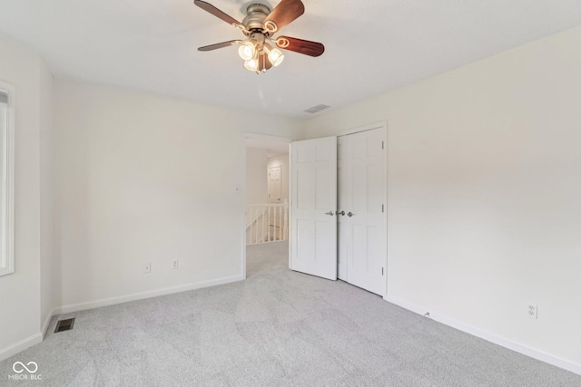 11845 Discovery Cir, Indianapolis, IN 46236 - carpeted spare room featuring a ceiling fan and baseboards