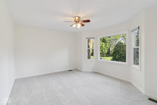 11845 Discovery Cir, Indianapolis, IN 46236 - spare room with carpet and a ceiling fan
