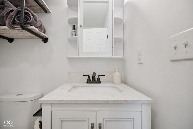 1743 Chandler Ln, Columbus, IN 47203 - bathroom with vanity and toilet