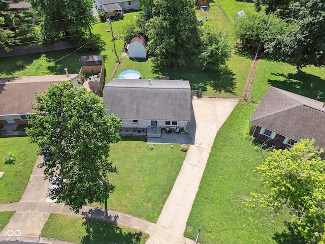 1743 Chandler Ln, Columbus, IN 47203 - view from above of property