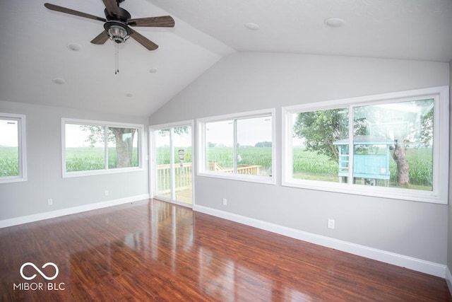 7950 N 475 E, Columbus, IN 47203 - unfurnished sunroom with lofted ceiling