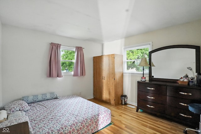 5560 Royal Oak Ct, Indianapolis, IN 46227 - bedroom with multiple windows and light wood-type flooring