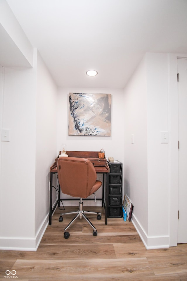 1606 California St, Columbus, IN 47201 - office space with recessed lighting and wood finished floors
