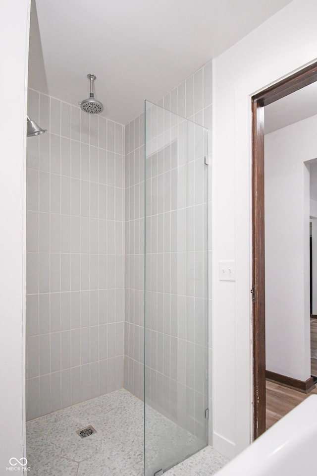 1606 California St, Columbus, IN 47201 - full bathroom with tiled shower