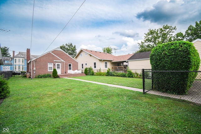 1606 California St, Columbus, IN 47201 - view of yard