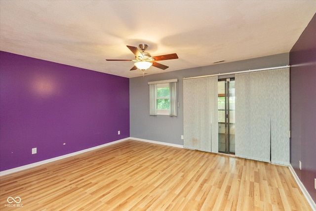 5038 Hawthorne Way, Avon, IN 46123 - unfurnished room with wood finished floors and ceiling fan