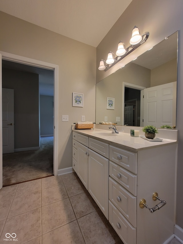 1096 Shadow Ridge Rd, Carmel, IN 46280 - bathroom featuring vanity and tile patterned floors
