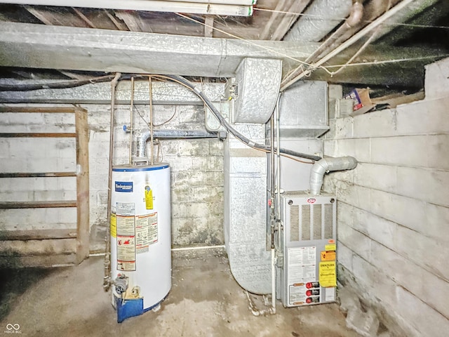 1518 S Goodlet Ave, Indianapolis, IN 46241 - utilities featuring gas water heater