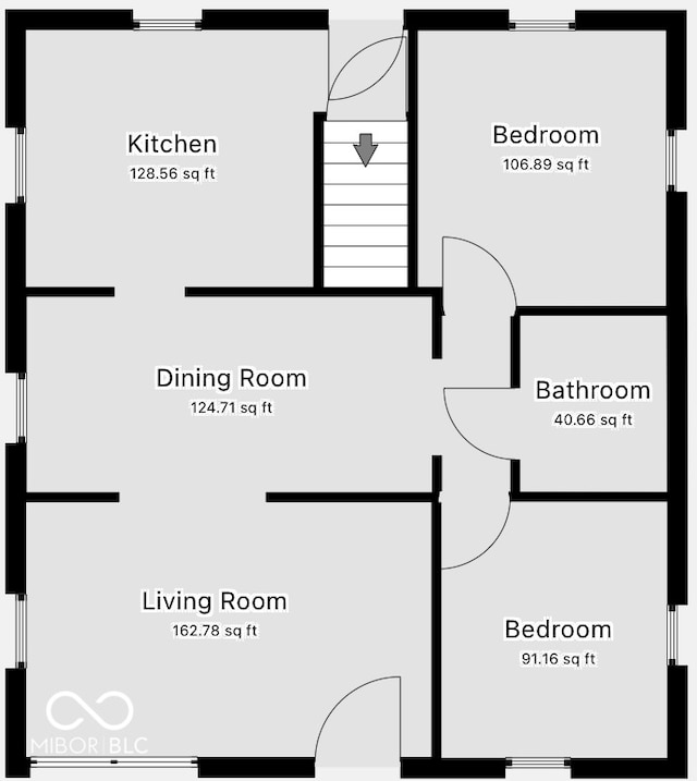 1518 S Goodlet Ave, Indianapolis, IN 46241 - view of room layout