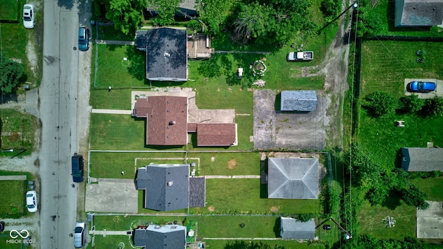 3426 N Olney St, Indianapolis, IN 46218 - aerial overview of property's location