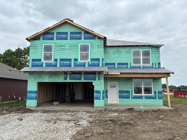 5233 Cartland Dr, Indianapolis, IN 46239 - property in mid-construction featuring an attached garage