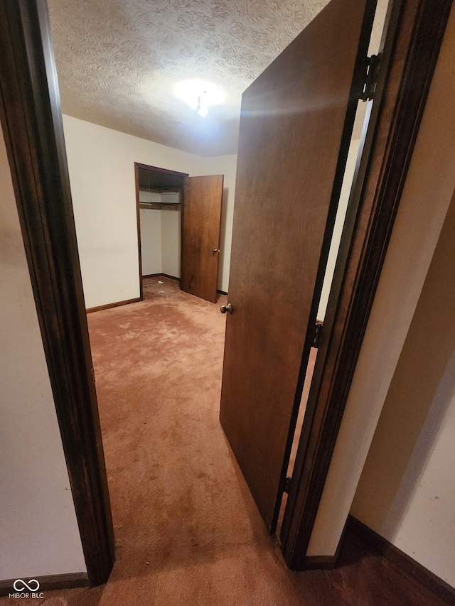 4365 Liberty Loop Rd, Martinsville, IN 46151 - hallway featuring light colored carpet and a textured ceiling
