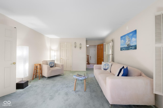 3905 Cove Rd, Columbus, IN 47203 - living area with carpet floors