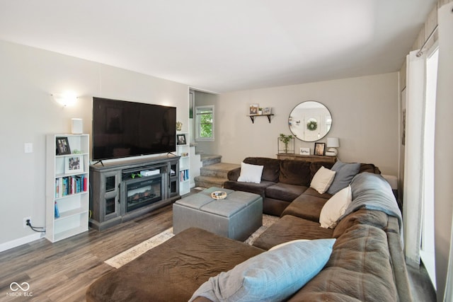 897 Wildwood Rd, North Vernon, IN 47265 - living room with wood finished floors