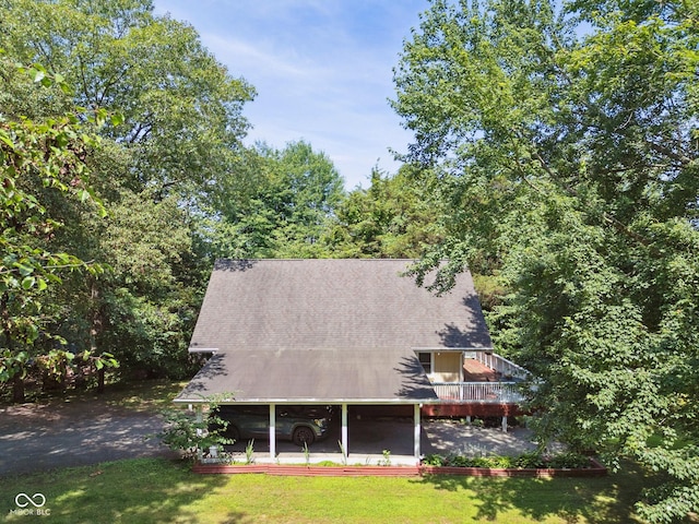 897 Wildwood Rd, North Vernon, IN 47265 - back of house with a shingled roof