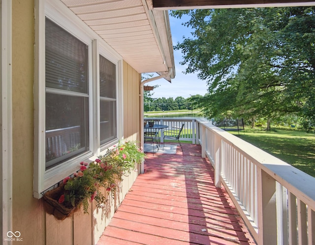897 Wildwood Rd, North Vernon, IN 47265 - view of wooden deck