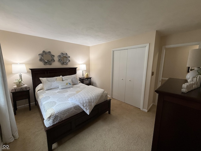 56 E Colony Acres Dr, Brazil, IN 47834 - bedroom with light carpet and a closet