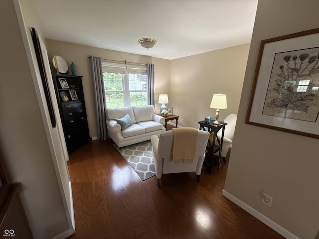 56 E Colony Acres Dr, Brazil, IN 47834 - living room with wood finished floors and baseboards