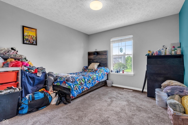 10249 Winlee Ct, Indianapolis, IN 46236 - carpeted bedroom with a textured ceiling