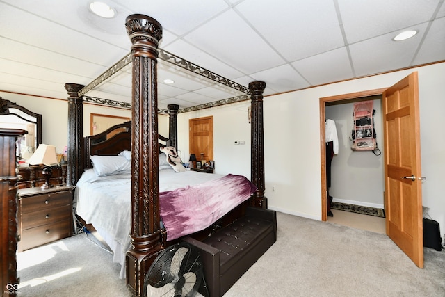 4020 S Lynhurst Dr, Indianapolis, IN 46221 - carpeted bedroom featuring recessed lighting and baseboards