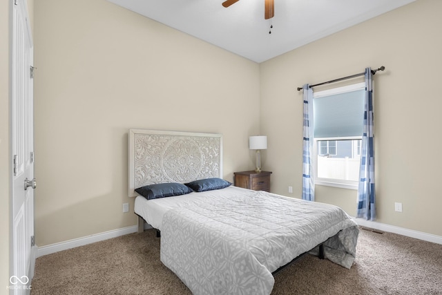 2533 Violet Way, Columbus, IN 47201 - carpeted bedroom with baseboards and ceiling fan