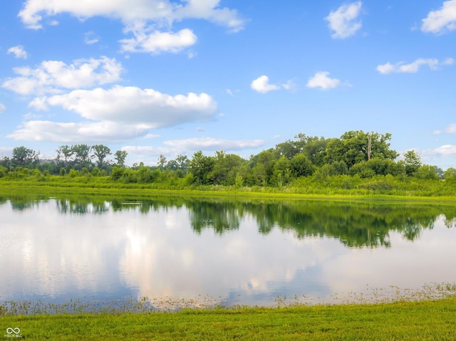 2533 Violet Way, Columbus, IN 47201 - water view with a heavily wooded area