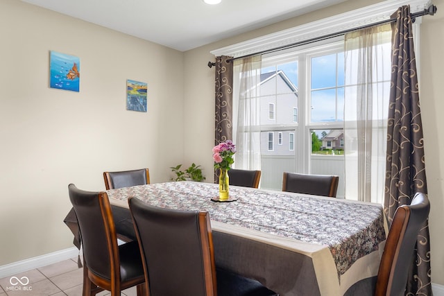 2533 Violet Way, Columbus, IN 47201 - dining space featuring light tile patterned floors and baseboards