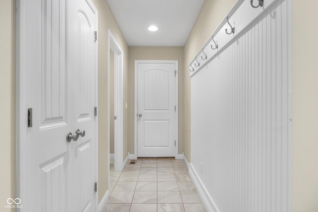2533 Violet Way, Columbus, IN 47201 - corridor with baseboards and light marble finish floors