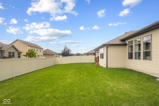 2533 Violet Way, Columbus, IN 47201 - fenced backyard featuring a residential view