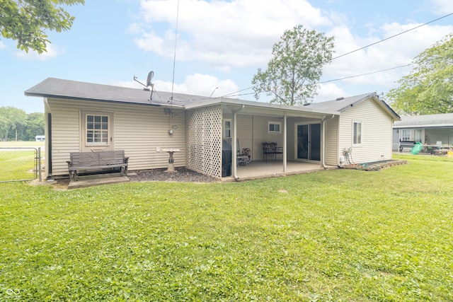 1003 N Broadway St, Greenfield, IN 46140 - back of house featuring a patio
