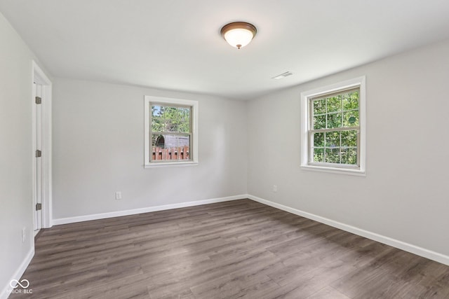 6233 Lafayette Rd, Indianapolis, IN 46278 - empty room featuring plenty of natural light and wood finished floors